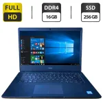 Ультрабук Б-клас Dell Latitude 3400 / 14" (1920x1080) TN / Intel Core i5-8265U (4 (8) ядра по 1.6 - 3.9 GHz) / 16 GB DDR4 / 256 GB SSD / Intel UHD Graphics / WebCam б/в