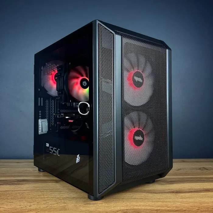 Збірка під замовлення: комп'ютер 1stPlayer D3-3F2-PLUS Black Tower / AMD Ryzen 5 3600 (6 (12) ядер по 3.6 - 4.2 GHz) / 16 GB DDR4 / 512 GB SSD M.2 / nVidia GeForce GTX 1070, 8 GB GDDR5, 256-bit / 550W б/в - зображення 5