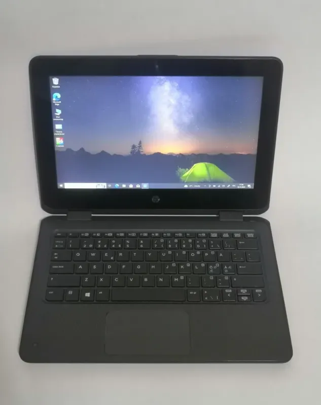 Нетбук-трансформер HP ProBook x360 11 G1 EE / 11.6" (1366x768) TN Touch / Intel Pentium N4200 (4 ядра по 1.1 - 2.5 GHz) / 4 GB DDR3 / 128 GB SSD / Intel HD Graphics 505 / WebCam / Win 10 Pro б/в - зображення 2