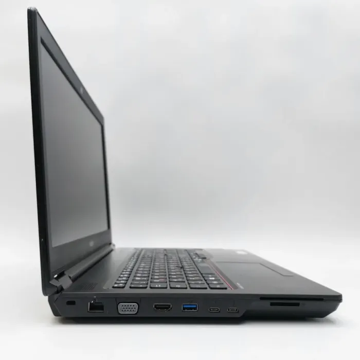Мобільна робоча станція Б-клас Fujitsu Celsius H780 / 15.6" (1920x1080) IPS / Intel Core i7-8750H (6 (12) ядер по 2.2 - 4.1 GHz) / 32 GB DDR4 / 512 GB SSD / nVidia Quadro P600, 4 GB GDDR5, 128-bit / WebCam б/в - зображення 4
