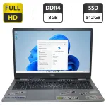 Ультрабук Б-клас Dell Inspiron 15 5593 / 15.6" (1920x1080) IPS / Intel Core i5-1035G1 (4 (8) ядер по 1.0 - 3.6 GHz) / 16 GB DDR4 / 512 GB SSD/ Intel UHD Graphics / WebCam / Windows 11 Pro б/в