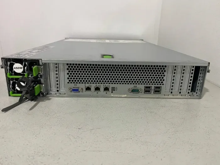 Сервер Fujitsu RX300 S8 2U Rack / 2x Intel Xeon E5-2660 v2 (8 (16) ядер по 2.6 - 3.4 GHz) / 64 GB DDR3 / 2x 450 GB SAS / iRMC S3 Graphics / Два блоки живлення 450W б/в - зображення 3