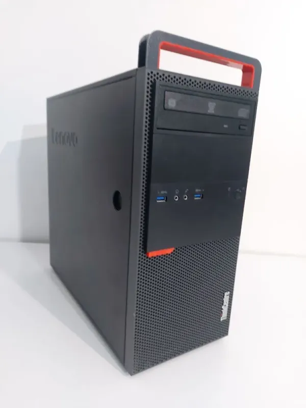 Комплект: Lenovo ThinkCentre M800 Tower / Intel Core i5-6500 (4 ядра по 3.2 - 3.6 GHz) / 16 GB DDR4 / 512 GB SSD + 500 GB HDD / AMD Radeon RX 570, 4 GB GDDR5, 256-bit / DVD-ROM + Монітор LG 24MB37PM-B / 24" (1920x1080) IPS б/в - зображення 5