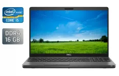 Ноутбук Dell Latitude 5500 / 15.6" (1366x768) TN / Intel Core i5-8265U (4 (8) ядра по 1.6 - 3.9 GHz) / 16 GB DDR4 / 256 GB SSD / Intel UHD Graphics / WebCam / HDMI б/в