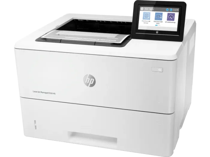 Принтер HP LaserJet Managed E50145dn / Лазерний монохромний друк / 1200x1200 dpi / A4 / 43 стор/хв / Ethernet, USB 2.0 б/в - зображення 1