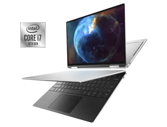 Ультрабук Dell XPS 7390 2-in-1 / 13.4" (3840x2400) IPS Touch / Intel Core i7-1065G7 (4 (8) ядра по 1.3 - 3.9 GHz) / 16 GB DDR4 / 512 GB SSD / Intel Iris Plus Graphics / WebCam б/в - зображення 1