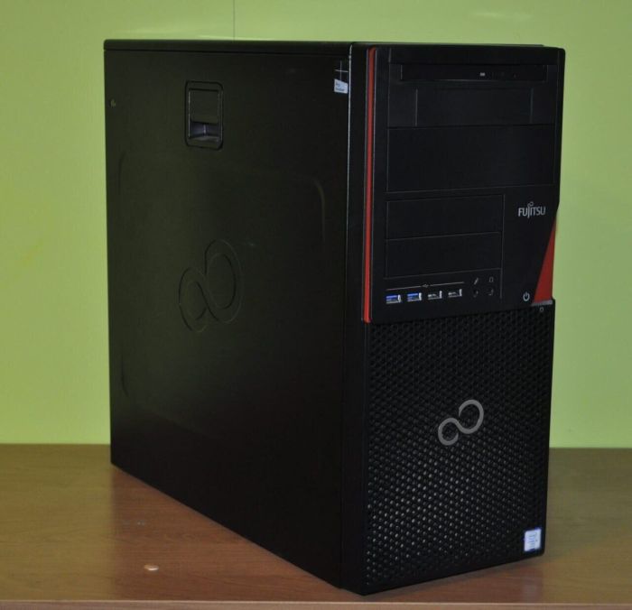Комп'ютер Б-класу Fujitsu Esprimo P756 E90 Tower / Intel Core i5-6500 (4 ядра по 3,2 - 3,6 ГГц) / 16 ГБ DDR4 / 500 ГБ SSD / nVidia GeForce GTX 745, 2 ГБ GDDR3, 128-біт / Windows 11 Pro б/в - зображення 3