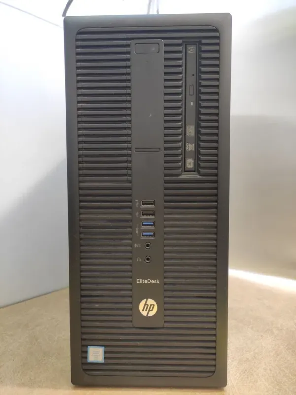 Комп'ютер HP EliteDesk 800 G2 Tower / Intel Core i7-6700 (4 (8) ядра по 3.4 - 4.0 GHz) / 16 GB DDR4 / 120 GB SSD + 500 GB HDD / Intel HD Graphics 530 / DVD-ROM б/в - зображення 2
