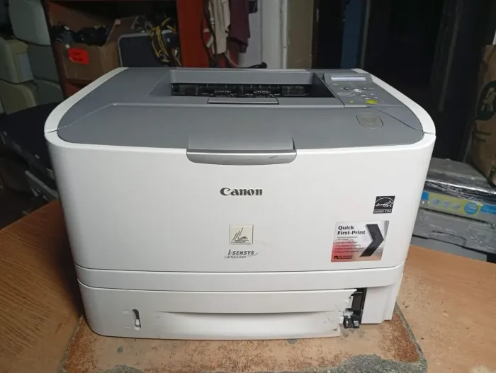 Принтер Б-клас Canon i-SENSYS LBP6650dn / Лазерний монохромний друк / 600x600 dpi / A4 / 33 стор/хв / USB 2.0, Ethernet / Дуплекс б/в - зображення 2