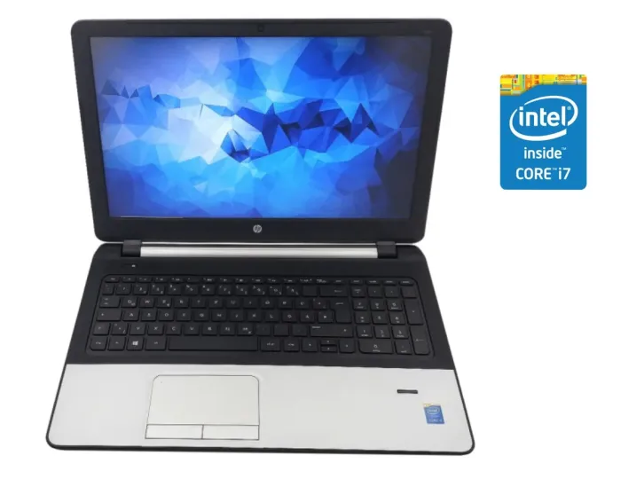 Ноутбук Б-класс HP 350 G1 / 15.6" (1366x768) TN / Intel Core i7-4500U (2 (4) ядра по 1.8 - 3.0 GHz) / 8 GB DDR3 / 480 GB SSD / Intel HD Graphics 4400 / WebCam / DVD-ROM / Win 10 Pro б/в - зображення 1