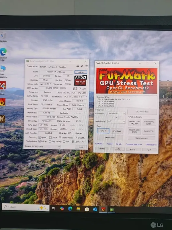 Комп'ютер Lenovo ThinkCentre M800 Tower / Intel Core i5-6500 (4 ядра по 3.2 - 3.6 GHz) / 16 GB DDR4 / 512 GB SSD / AMD Radeon RX 570, 4 GB GDDR5, 256-bit / 350W / DVD-ROM б/в - зображення 7
