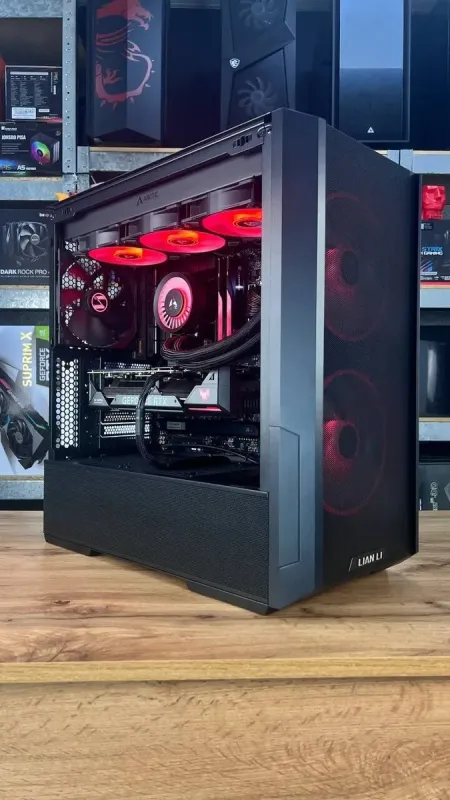 Збірка під замовлення: ігровий Lian Li LanCool 216 RGB Black Tower / Intel Core i5-14600KF (14 (20) ядер по 2.6 - 5.3 GHz) / 32 GB DDR5 / 1000 GB SSD M.2 / nVidia GeForce RTX 4070 Super, 12 GB GDDR6X, 192-bit / 850W - зображення 2