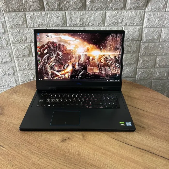 Ігровий ноутбук Dell Inspiron G7 7790 / 17.3" (1920x1080) IPS / Intel Core i7-9750H (6 (12) ядер по 2.6 - 4.5 GHz) / 16 GB DDR4 / 256 GB SSD + 1000 GB HDD / nVidia GeForce RTX 2060, 6 GB GDDR6, 192-bit / WebCam б/в - зображення 2
