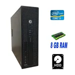 Комп'ютер HP EliteDesk 800 G1 SFF / Intel Core i3-4150 (2 (4) ядра по 3.5 GHz) / 8 GB DDR3 / 500 GB HDD б/в