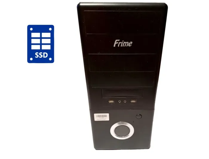 ПК Б-класс Frime Tower / Intel Core i3-2100 (2 (4) ядра по 3.1 GHz) / 4 GB DDR3 / 128 GB SSD / Intel HD Graphics 2000 / 400W б/в - зображення 1