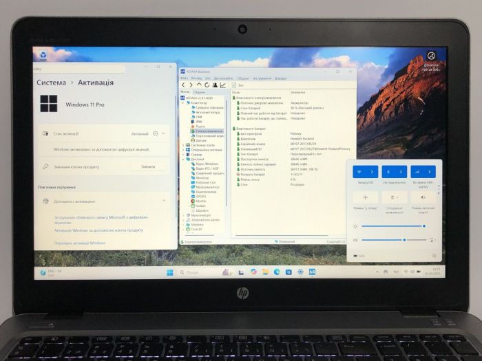 Ноутбук Б-клас HP EliteBook 850 G4 / 15.6" (1920x1080) TN / Intel Core i5-7200U (2 (4) ядер по 2.5 - 3.1 GHz) / 8 GB DDR4 / 256 GB SSD / AMD Radeon R7 M265, 2 GB DDR6, 128-bit / WebCam / Win 11 Pro б/в - зображення 9