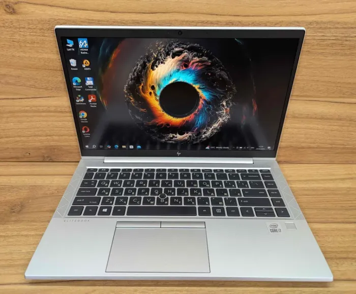 Ультрабук HP EliteBook 840 G7 / 14" (1920x1080) IPS / Intel Core i7-10610U (4 (8) ядра по 1.8 - 4.9 GHz) / 16 GB DDR4 / 512 GB SSD / Intel UHD Graphics / HDMI / Fingerprint / Windows 10 б/в - зображення 2