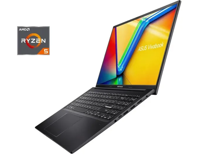 Ультрабук Asus Vivobook M1605YA-ES52 / 16" (1920x1200) IPS / AMD Ryzen 5 7530U (6 (12) ядер по 2.0 - 4.5 GHz) / 8 GB DDR4 / 512 GB SSD / AMD Radeon Vega Graphics / WebCam / Win 11 Home - зображення 1