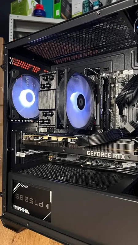 Збірка під замовлення комп'ютер MSI MAG Forge M100R Black Tower / AMD Ryzen 5 7500F (6 (12) ядер по 3.7 - 5.0 GHz) / 32 GB DDR5 / 1000 GB SSD M.2 / nVidia GeForce RTX 3080, 10 GB GDDR6X, 320-bit / 750W - зображення 5