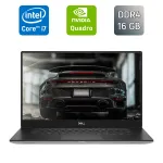 Мобільна робоча станція Dell Precision 5530 / 15,6" (1920x1080) IPS / Intel Core i7-8850H (6 (12) ядра по 2,6 - 4,3 ГГц) / 16 ГБ DDR4 / 512 ГБ SSD / nVidia Quadro P1000, 4 ГБ GDDR5, 128-біт / HDMI б/в