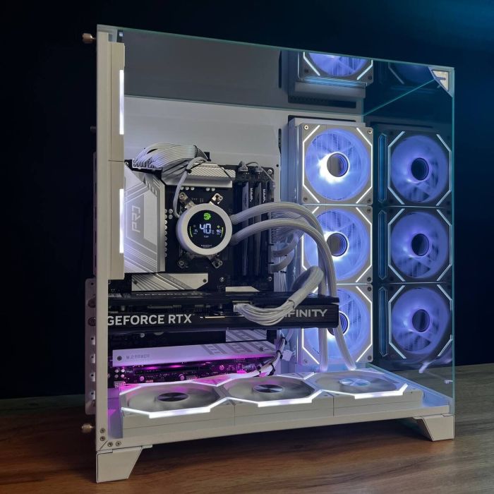 Збірка під замовлення:: комп'ютер GameMax Infinity Pro White Tower / AMD Ryzen 7 7700 (8 (12) ядер по 3,8 - 5,3 ГГц) / 32 ГБ DDR5 / 2000 ГБ SSD M.2 / nVidia GeForce RTX 5070, 12 ГБ GDDR7, 192-біт / 850 Вт - зображення 5