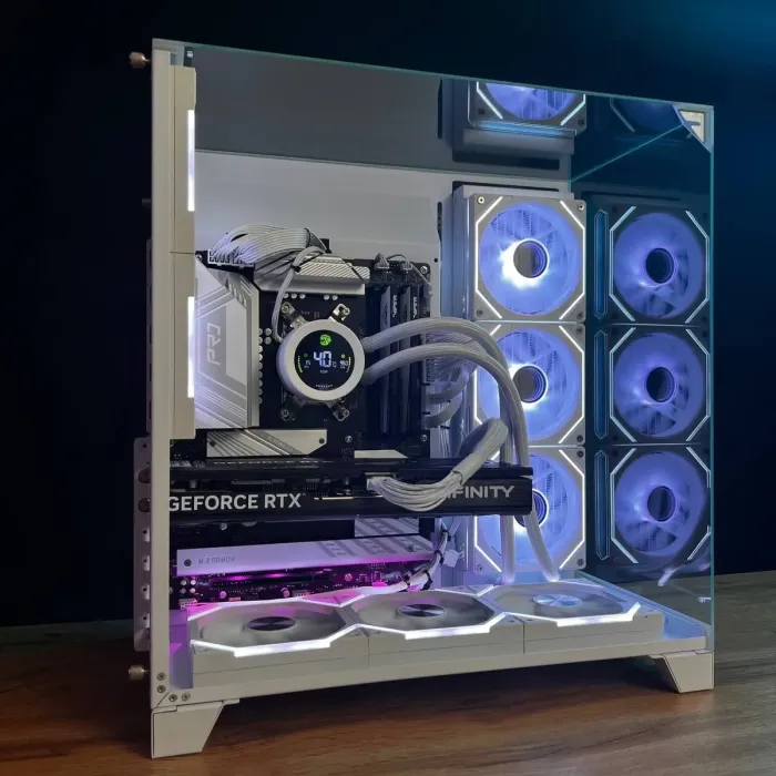 Збірка під замовлення:: комп'ютер GameMax Infinity Pro White Tower / AMD Ryzen 7 7700 (8 (12) ядер по 3,8 - 5,3 ГГц) / 32 ГБ DDR5 / 2000 ГБ SSD M.2 / nVidia GeForce RTX 5070, 12 ГБ GDDR7, 192-біт / 850 Вт - зображення 5