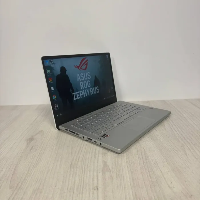 Ігровий ультрабук Б-класу Asus ROG Zephyrus G14 GA401IV / 14" (1920x1080) IPS / AMD Ryzen 9 4900HS (8 (16) ядер по 3,0 - 4,3 ГГц) / 16 ГБ DDR4 / 512 ГБ SSD NVMe / nVidia GeForce RTX 2060 Max-Q, 6 ГБ GDDR6, 192-біт б/в - зображення 4