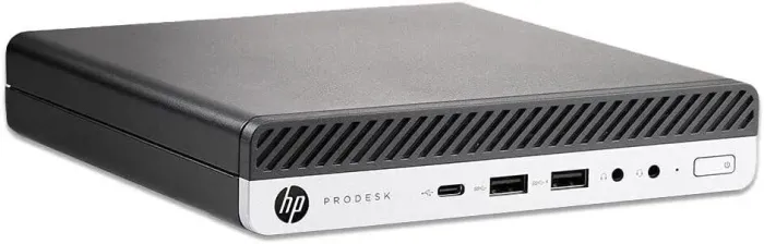Неттоп HP ProDesk 600 G3 Mini USFF / Intel Core i5-7500T (4 ядер по 2.7 - 3.3 GHz) / 8 GB DDR4 / 256 GB SSD / Intel UHD Graphics 630 / 35W б/в - зображення 3