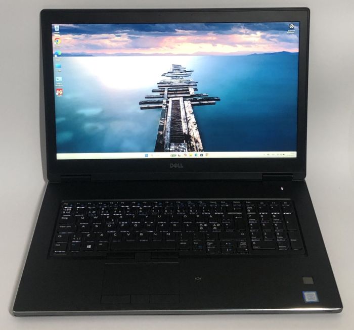Мобільна робоча станція Б-класу Dell Precision 7730 / 17,3" (1920x1080) IPS / Intel Core i7-8750H (6 (12) ядер по 2,2 - 4,1 ГГц) / 32 ГБ DDR4 / 512 ГБ SSD NVMe / nVidia Quadro P3200, 6 ГБ GDDR5, 192-біт / Win 11 Pro б/в - зображення 2