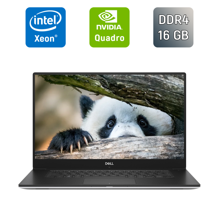 Мобільна робоча станція Dell Precision 5530 / 15,6" (1920x1080) IPS / Intel Xeon E-2176M (6 (12) ядер по 2,7 - 4,4 ГГц) / 16 ГБ DDR4 / 512 ГБ SSD / nVidia Quadro P1000, 4 ГБ GDDR5, 128-біт / HDMI / Windows 10 б/в - зображення 1