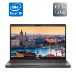 Ультрабук Б-клас Dell Latitude 5500 / 15.6" (1366x768) TN / Intel Core i5-8365U (4 (8) ядра по 1.6 - 4.1 GHz) / 16 GB DDR4 / 256 GB SSD / Intel UHD Graphics / WebCam / SIM / HDMI б/в