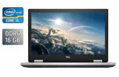 Ноутбук Dell Precision 7540 / 15.6" (1920x1080) IPS / Intel Core i5-9400H (4 (8) ядра по 2.5 - 4.3 GHz) / 16 GB DDR4 / 256 GB SSD / Intel UHD Graphics 630 / HDMI б/в