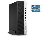 ПК HP EliteDesk 800 G4 SFF / Intel Core i5-8500 (6 ядер по 3.0 - 4.1 GHz) / 8 GB DDR4 / 256 GB SSD NVMe / Intel UHD Graphics 630 б/в