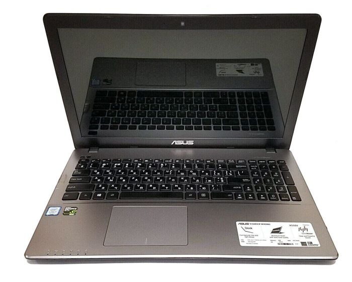 Ігровий ноутбук Б-клас Asus X550VX / 15.6" (1366x768) TN / Intel Core i7-7700HQ (4 (8) ядра по 2.8 - 3.8 GHz) / 24 GB DDR4 / 500 GB SSD M.2 / nVidia GeForce GTX 950M, 2 GB GDDR5, 128-bit / WebCam / HDMI / Win 10 Home б/в - зображення 2