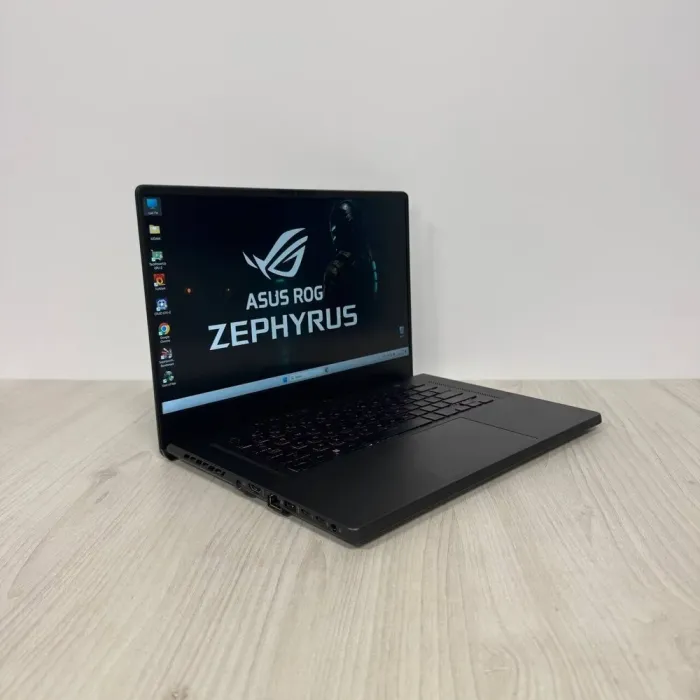 Ігровий ноутбук Asus ROG Zephyrus G15 GA503RM / 15.6" (1920x1080) IPS / AMD Ryzen 9 6900HS (8 (16) ядер по 3,3 - 4,9 ГГц) / 16 ГБ DDR5 / 512 ГБ SSD NVMe / nVidia GeForce RTX 3060, 6 ГБ GDDR6, 192-bit / WebCam б/в - зображення 4