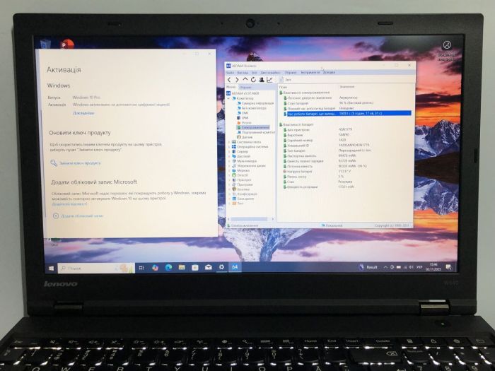 Мобільна робоча станція Б-класу Lenovo ThinkPad W540 / 15.6" (1920x1080) TN / Intel Core i7-4710MQ (4 (8) ядра по 2,5 - 3,5 ГГц) / 8 ГБ DDR3 / 256 ГБ SSD / nVidia Quadro K1100M, 2 ГБ GDDR5, 128-біт / WebCam / DVD-ROM / Win 10 Pro б/в - зображення 10