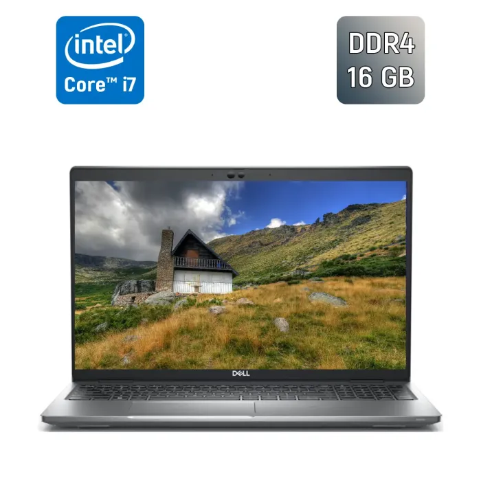 Ультрабук Dell Latitude 5530 / 15.6" (1920x1080) IPS / Intel Core i7-1265U (10 (12) ядер по 3.6 - 4.8 GHz) / 16 GB DDR4 / 512 GB SSD / Intel Iris Xe Graphics eligible / WebCam / Windows 11 б/в - зображення 1