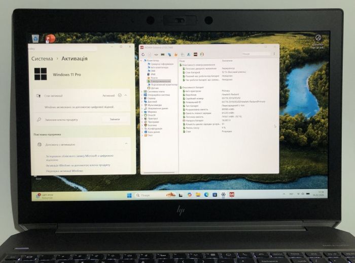 Мобільна робоча станція HP Zbook 15 G5 / 15,6'' (1920x1080) IPS / Intel Core i7-8850H (6 (12) ядра по 2,6 - 3,4 ГГц) / 32 ГБ DDR4 / 512 ГБ SSD NVMe / nVidia Quadro P2000, 4 ГБ GDDR5, 128-біт / WebCam / Win 11 Pro б/в - зображення 10