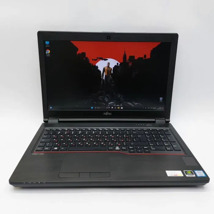 Мобільна робоча станція Б-клас Fujitsu Celsius H780 / 15.6" (1920x1080) IPS / Intel Core i7-8750H (6 (12) ядер по 2.2 - 4.1 GHz) / 32 GB DDR4 / 512 GB SSD / nVidia Quadro P600, 4 GB GDDR5, 128-bit / WebCam б/в - зображення 2