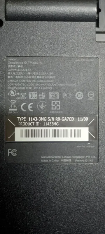 Ноутбук Lenovo ThinkPad Edge E520 / 15.6" (1366x768) TN / Intel Core i5-2410M (2 (4) ядра по 2.3 - 2.9 GHz) / 4 GB DDR3 / 120 GB SSD / AMD Radeon HD 6630M, 2 GB DDR3, 128-bit / WebCam / DVD-ROM / Windows 10 / Без АКБ б/в - зображення 10
