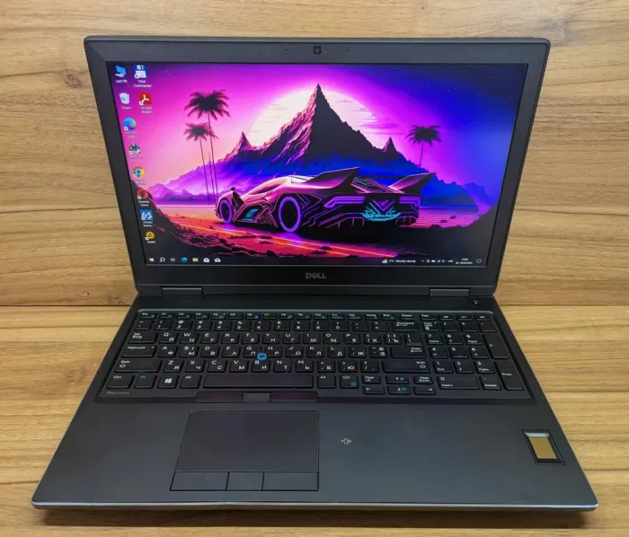 Мобільна робоча станція Б-клас Dell Precision 7530 / 15.6" (1920x1080) IPS / Intel Core i7-8850H (6 (12) ядер по 2.6 - 4.3 GHz) / 32 GB DDR4 / 512 GB SSD / nVidia Quadro P1000, 4 GB GDDR5, 128-bit / WebCam / Fingerprint / Windows 10 б/в - зображення 2