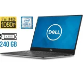 Ультрабук Dell XPS 13 9360 / 13.3" IPS / Intel Core i5-7200U (2(4) ядра по 2.5-3.1GHz) / 4GB DDR3 / 240GB SSD M.2 / HD Graphics 620 / WebCam / Fingerprint / Win 10 б/в