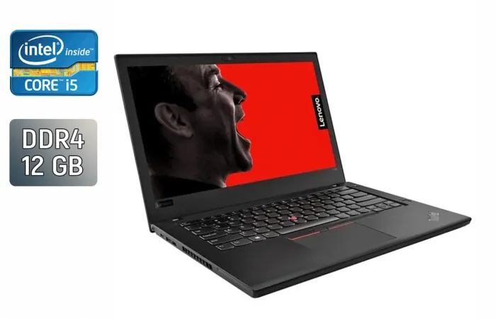Ноутбук Б-клас Lenovo ThinkPad T480 / 14" (1920x1080) IPS / Intel Core i5-8250U (4 (8) ядра по 1.6 - 3.4 GHz) / 12 GB DDR4 / 512 GB SSD / Intel UHD Graphics 620 / WebCam / TouchID / Windows 10 б/в - зображення 1