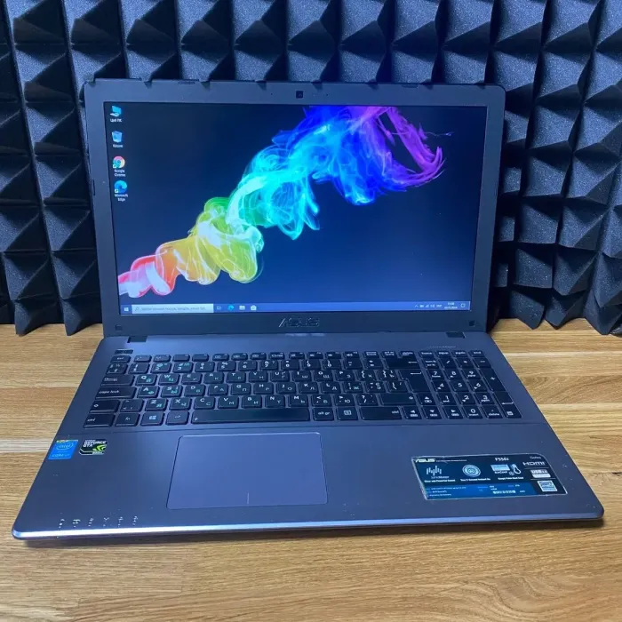 Ноутбук Б-клас Asus F550J / 15.6" (1920x1080) TN / Intel Core i7-4710HQ (4 (8) ядра по 2.5 - 3.5 GHz) / 12 GB DDR3 / 128 GB SSD / nVidia GeForce GTX 850M, 2 GB GDDR3, 128-bit / WebCam / DVD-ROM б/в - зображення 2