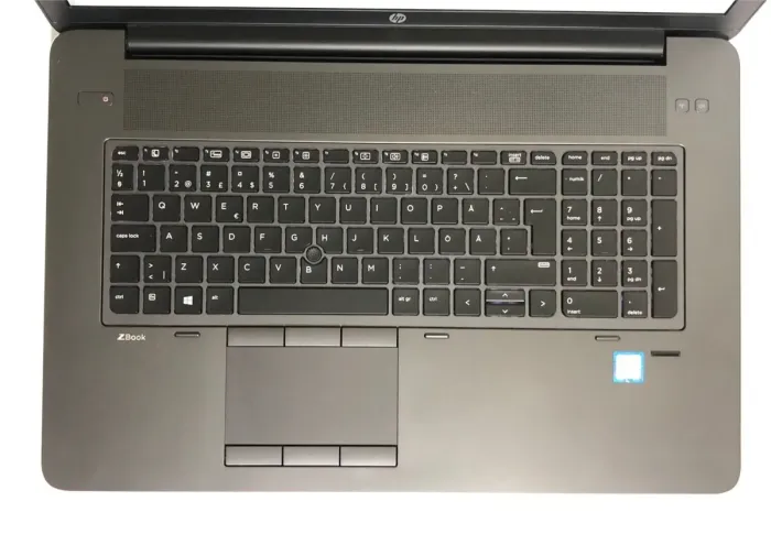 Мобільна робоча станція HP ZBook 17 G3 / 17,3" (1600x900) TN / Intel Core i5-6440HQ (4 ядра по 2,6 - 3,5 ГГц) / 8 ГБ DDR4 / 128 ГБ SSD + 750 ГБ HDD / nVidia Quadro М1000M, 2 ГБ DDR3, 128-біт / WebCam / Win 10 Pro б/в - зображення 8