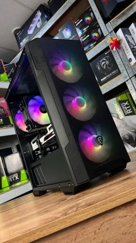 Збірка під замовлення: комп'ютер MSI MAG Forge M100R Black Tower / Intel Core i5-12400F (6 (12) ядер по 2.5 - 4.4 GHz) / 16 GB DDR4 / 500 GB SSD M.2 / nVidia GeForce RTX 3070, 8 GB GDDR6, 256-bit / 650W б/в - зображення 6