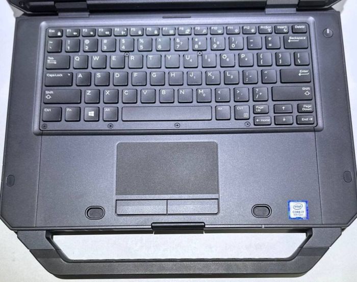Захищений ноутбук Dell Latitude 5420 Rugged / 14" (1920x1080) IPS Touch / Intel Core i7-8650U (4 (8) ядра по 1.9 - 4.2 GHz) / 16 GB DDR4 / 256 GB SSD / AMD Radeon RX 540, 2 GB GDDR5, 128-bit / WebCam / Win 10 Pro / Дві АКБ б/в - зображення 7