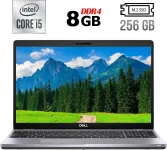 Ноутбук Б-клас Dell Latitude 5510 / 15.6" (1920x1080) IPS Touch / Intel Core i5-10310U (4 (8) ядра по 1.7 - 4.4 GHz) / 8 GB DDR4 / 256 GB SSD M.2 / Intel UHD Graphics / WebCam / USB 3.2 / HDMI / Windows 10  б/в