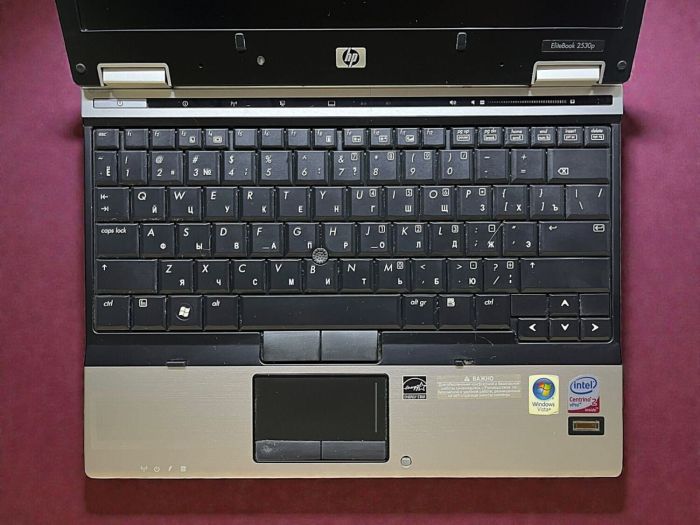 Нетбук HP EliteBook 2530p / 12.1" (1280x800) TN / Intel Core 2 Duo SL9400 (2 ядра по 1.86 GHz) / 4 GB DDR2 / 120 GB SSD / Intel GMA X4500 Graphics / WebCam б/в - изображение 3