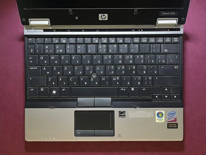 Нетбук HP EliteBook 2530p / 12.1" (1280x800) TN / Intel Core 2 Duo SL9400 (2 ядра по 1.86 GHz) / 4 GB DDR2 / 120 GB SSD / Intel GMA X4500 Graphics / WebCam б/в - изображение 3